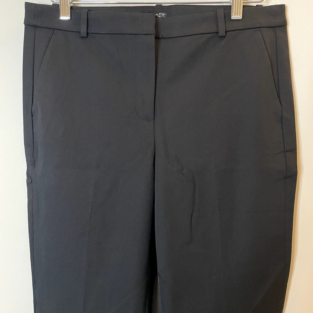 J.Crew Kaya Pant New Bi Stretch Cotton Blend Office RTO Date Work CI420 Black T8 - Picture 3 of 14